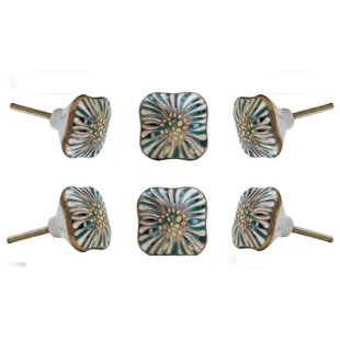 Copper Cabinet Drawer Knobs You Ll Love Wayfair   Salah Oversized Square Knob Multipack Set Of 6 